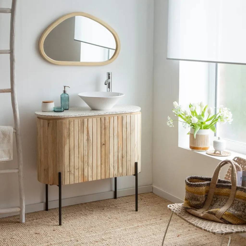 Salle de bain nature