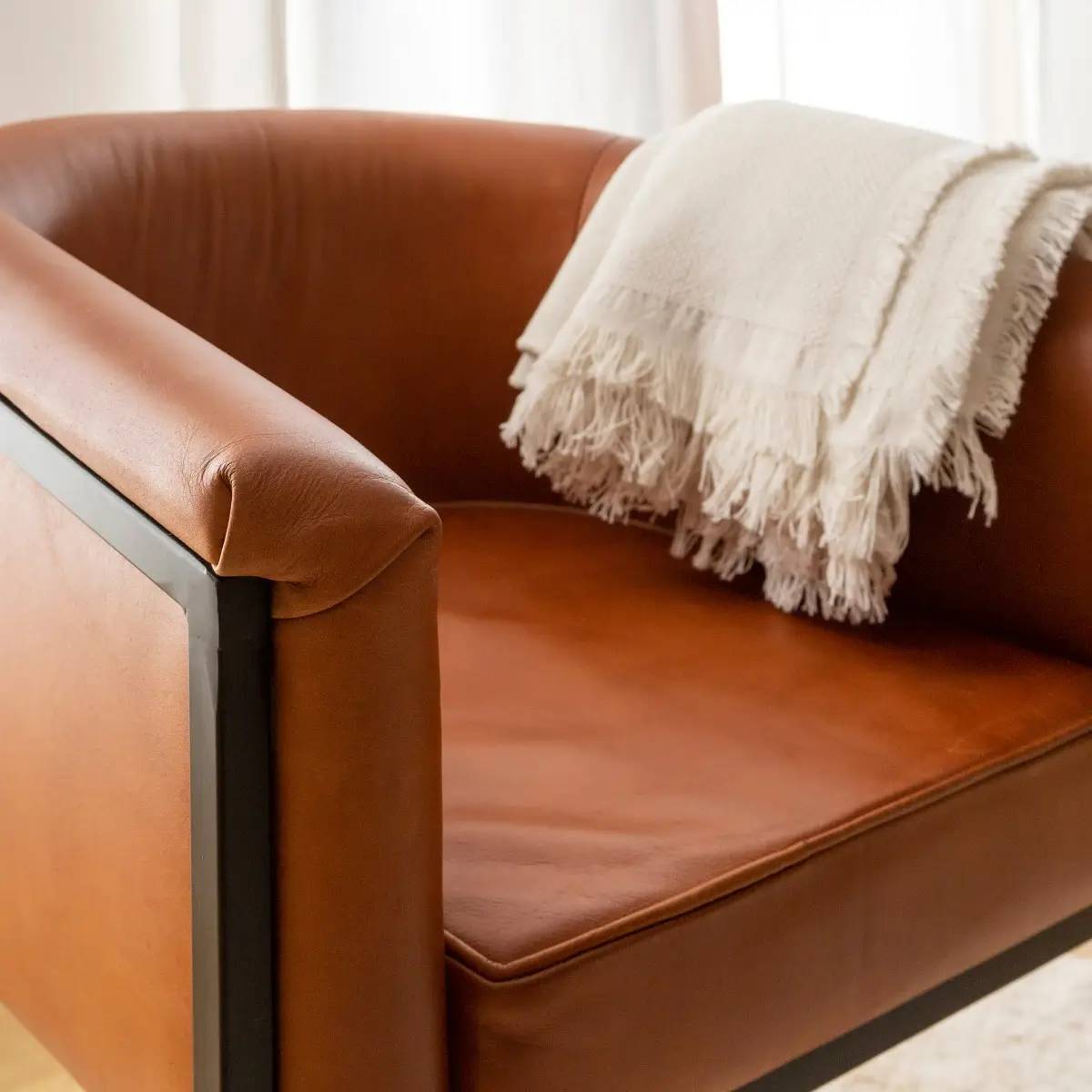 D&eacute;coration Fauteuil en Cuir