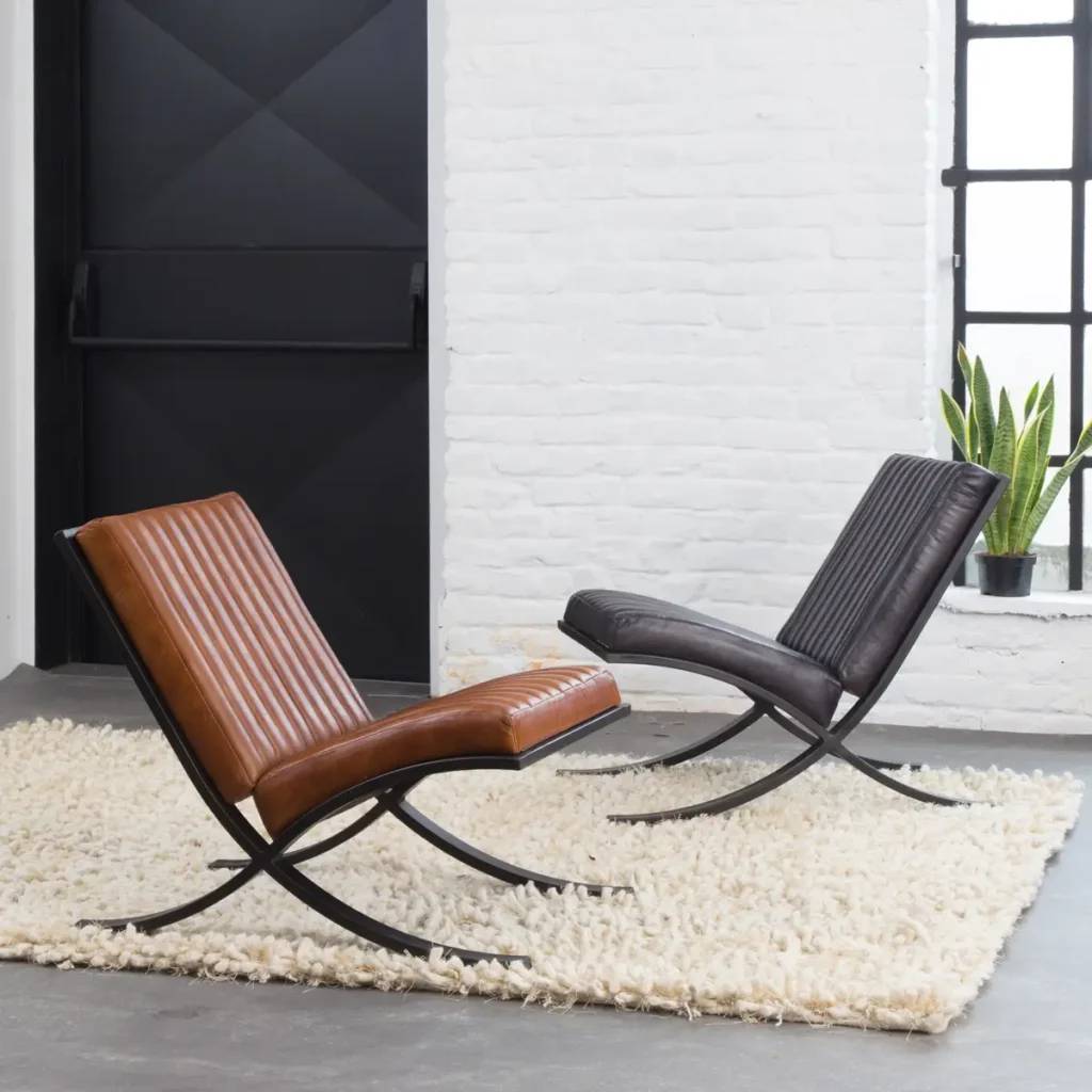 Décoration Fauteuil en Cuir