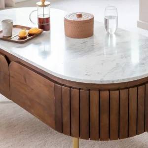 Nuances de marbre naturel
