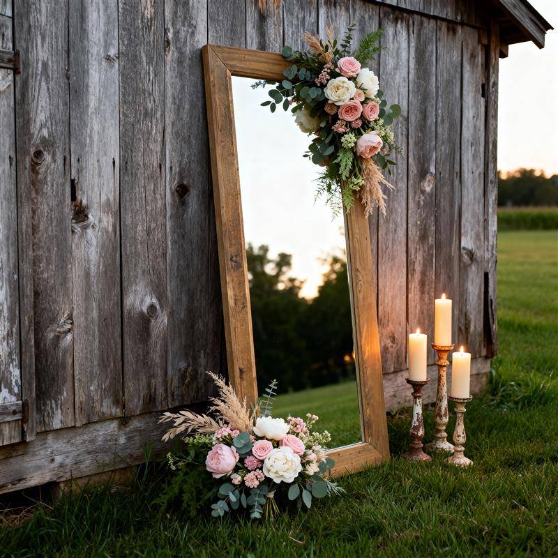 Mariage shabby chic