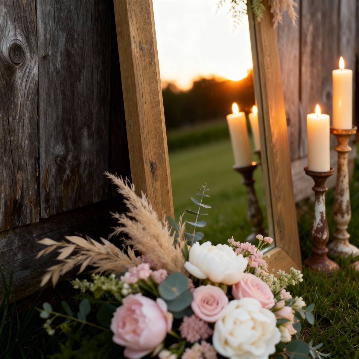Mariage shabby chic