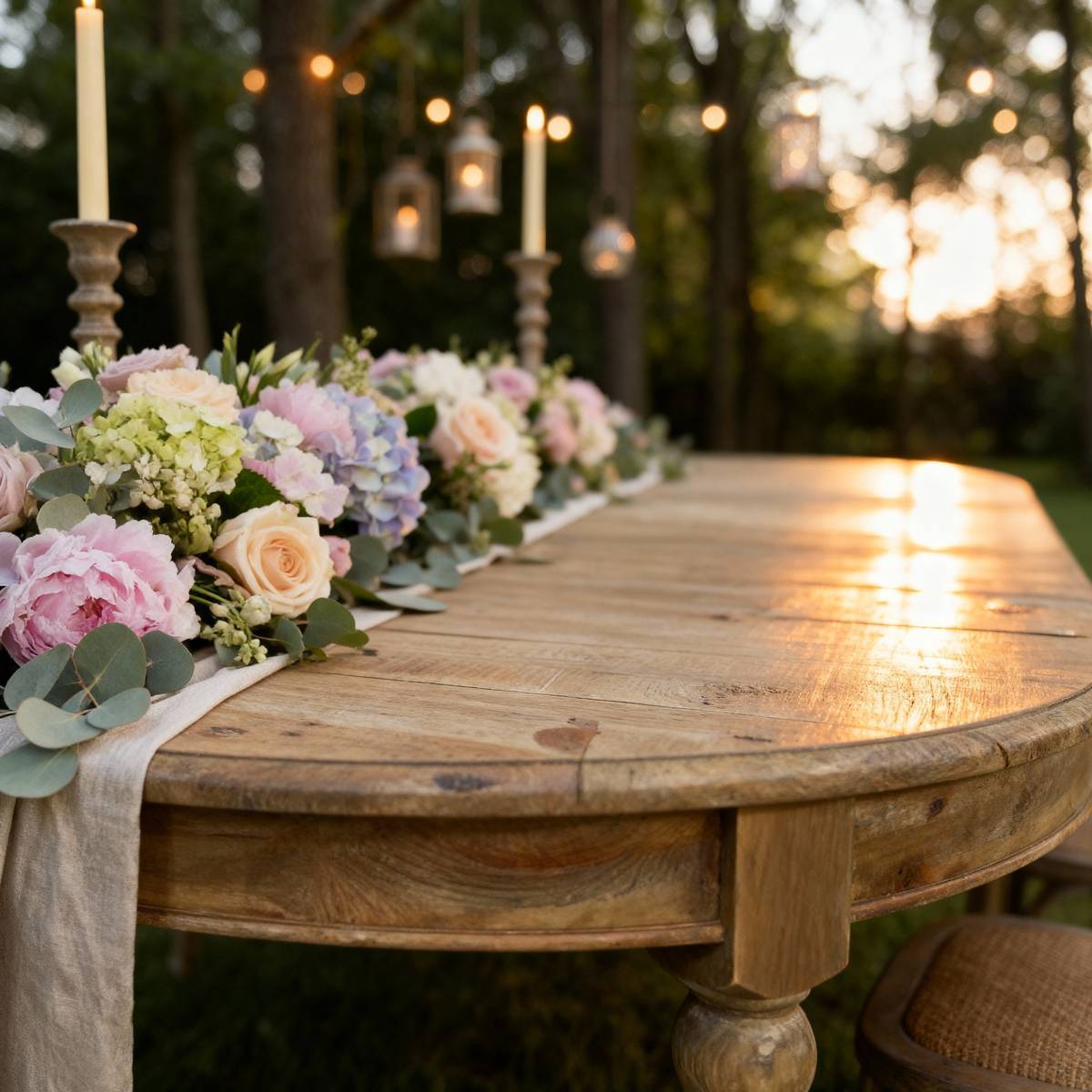 Mariage shabby chic