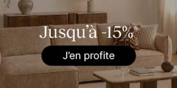Jusqu'à -15 % de réduction