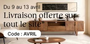 Livraison offerte code : AVRIL