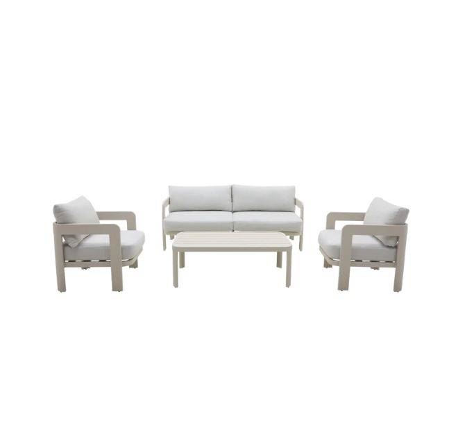 Salon de jardin en aluminium