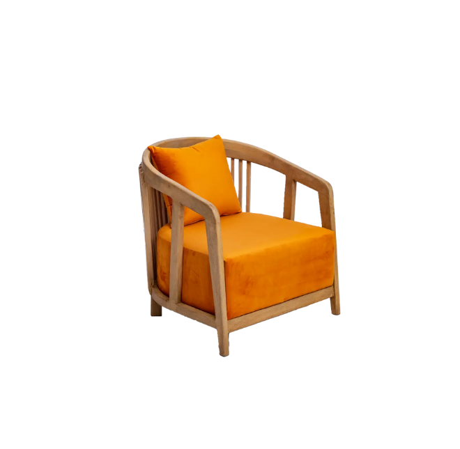 Fauteuil en velours