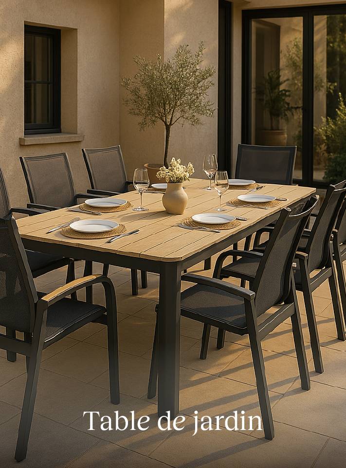 Table de jardin