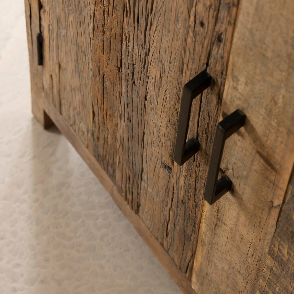 Meuble sous vasque en bois recyclé Adrienne