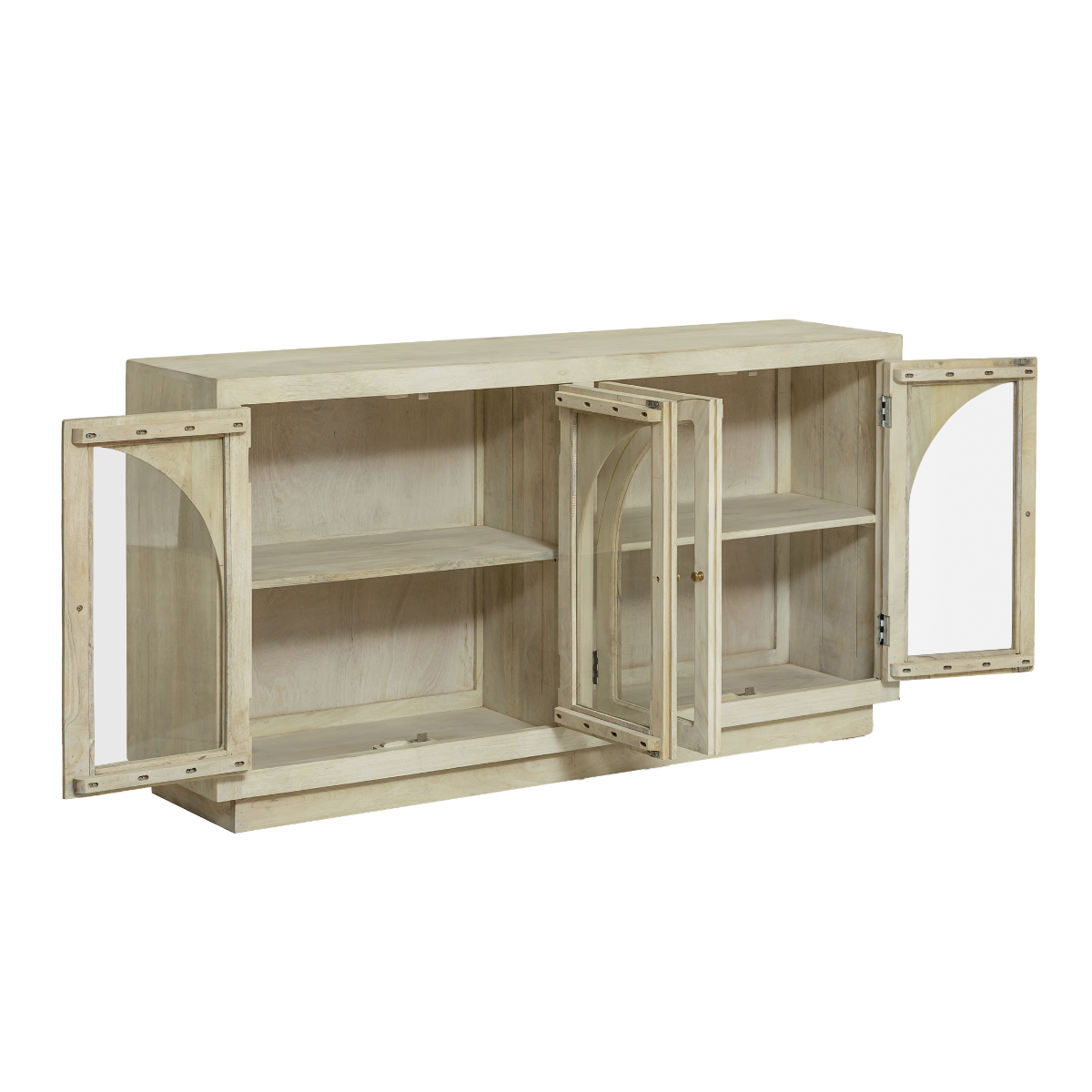 Buffet en bois de manguier blanchi Nesta