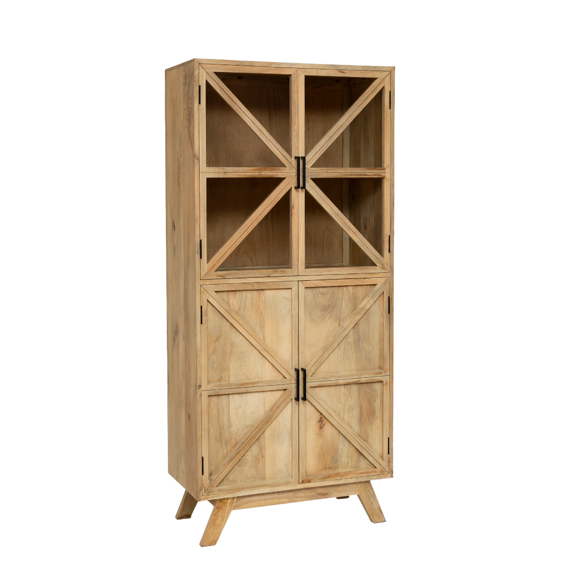 Vitrine en bois de manguier Thalia