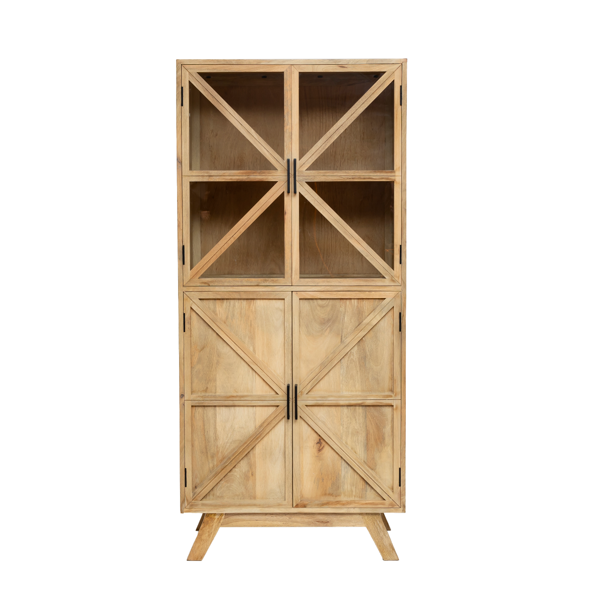 Vitrine en bois de manguier Thalia