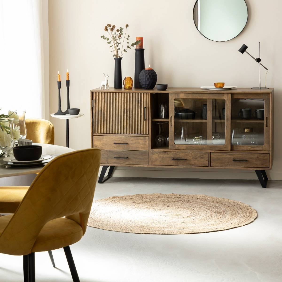 Buffet en bois de manguier Joy