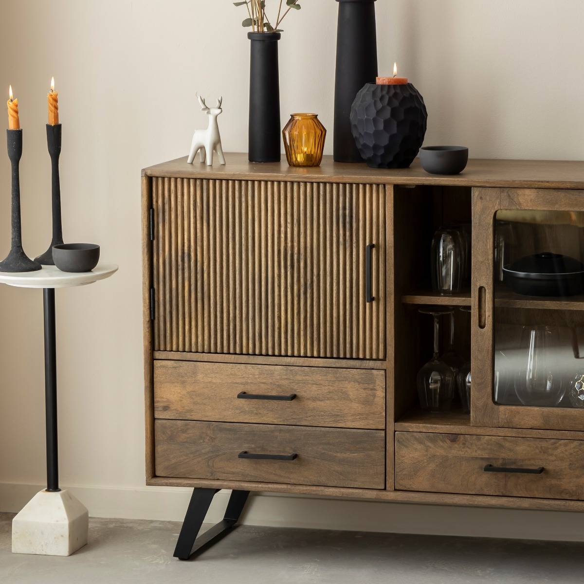 Buffet en bois de manguier Joy
