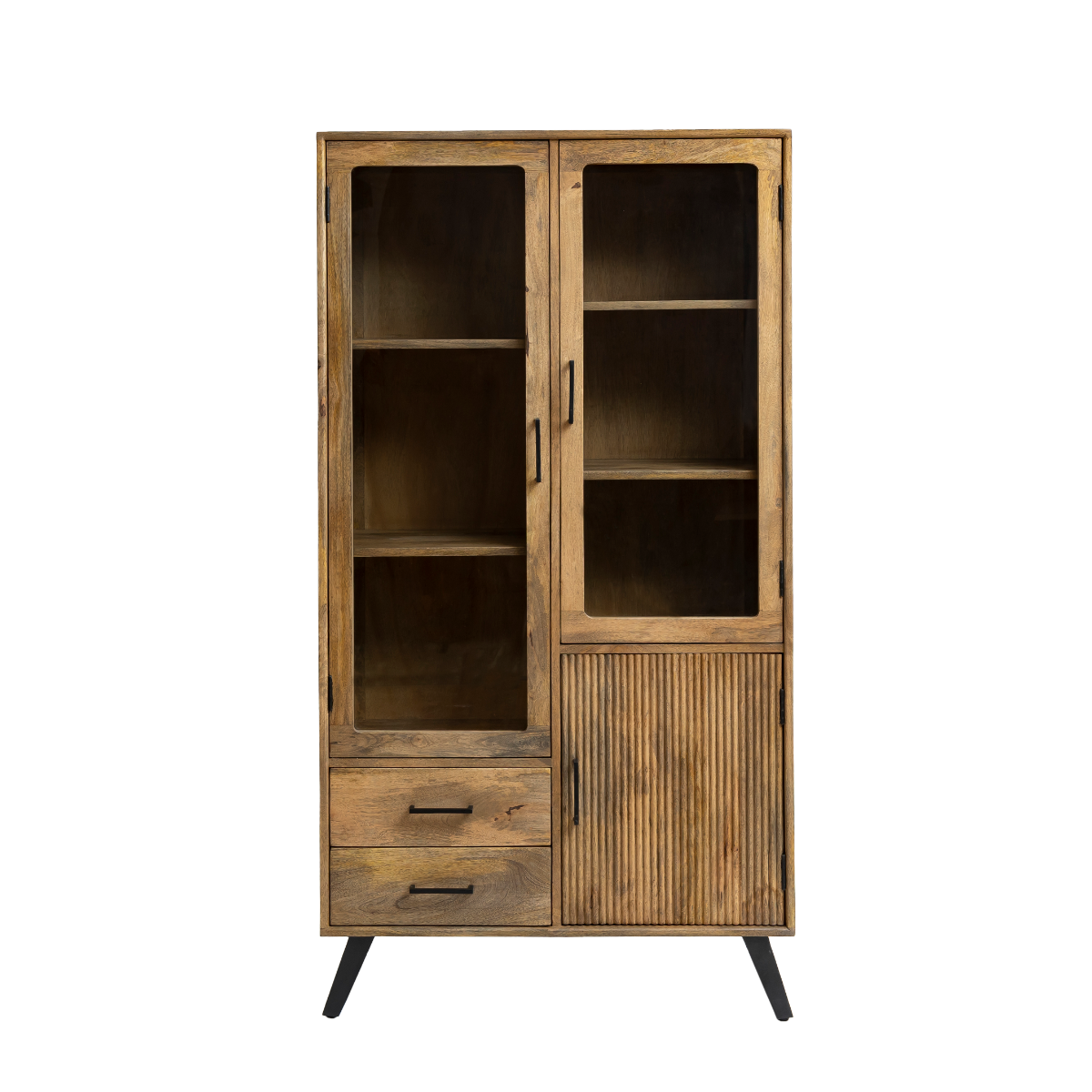 Vitrine Haute en bois de de manguier Joy