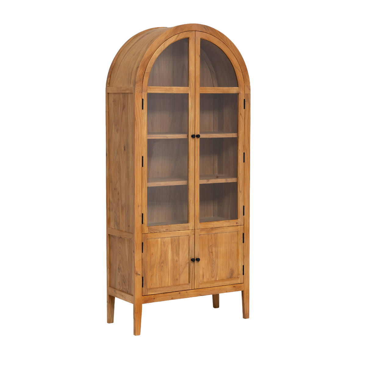 Vitrine en bois d'acacia 4 portes Jo