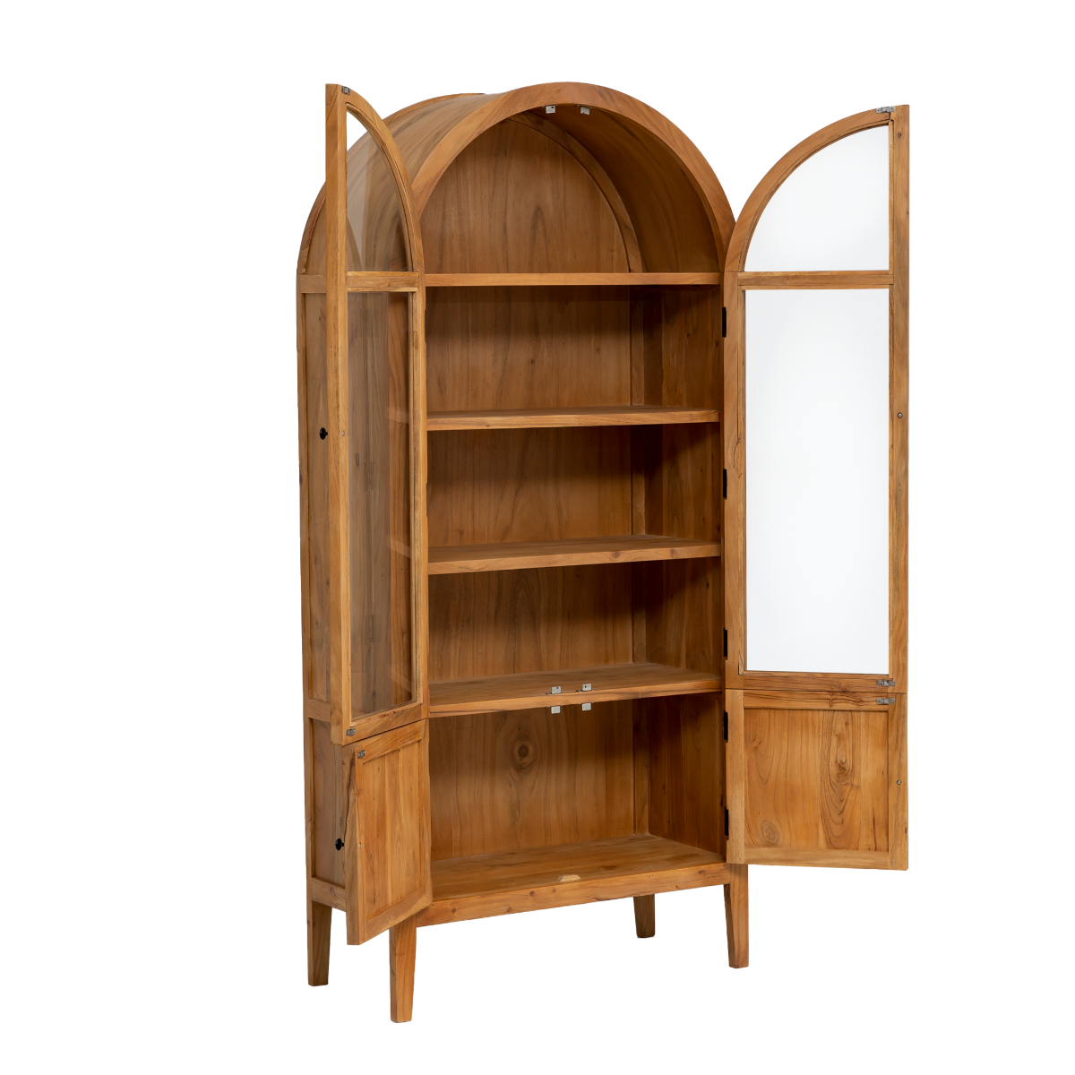 Vitrine en bois d'acacia 4 portes Jo