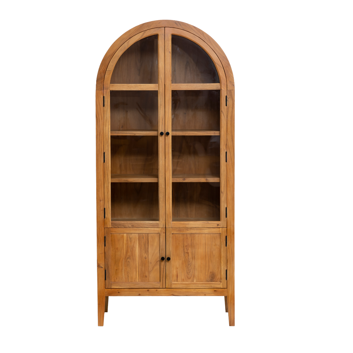 Vitrine en bois d'acacia 4 portes Jo