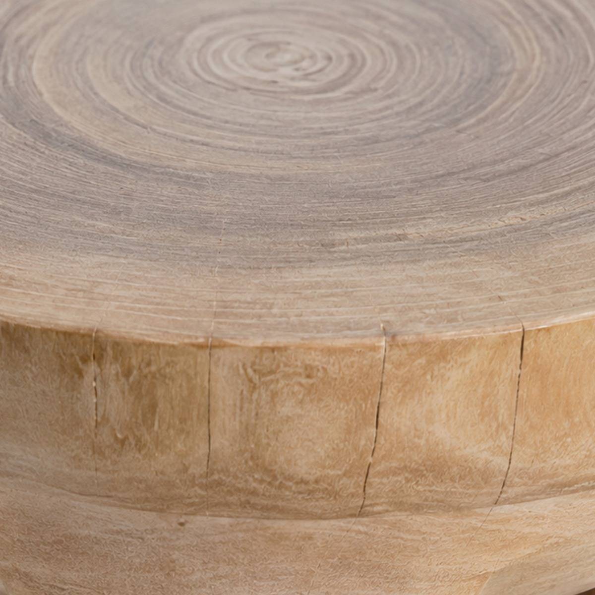 Tabouret en bois de manguier Ezriel