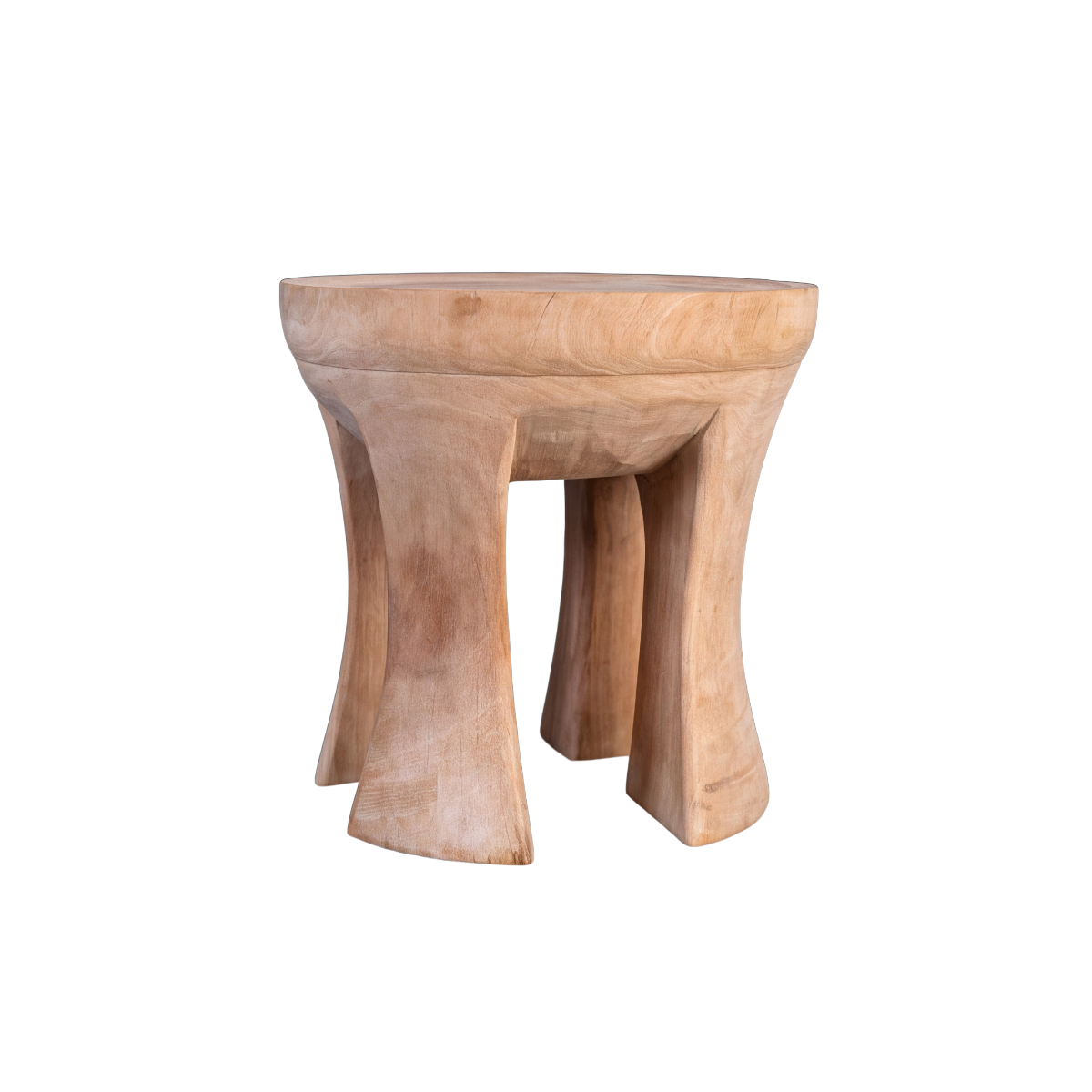 Tabouret en bois de manguier Ezriel