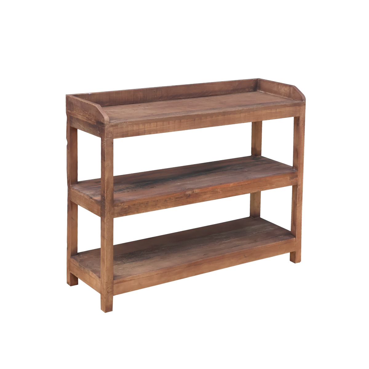 Console en bois recyclé Indra