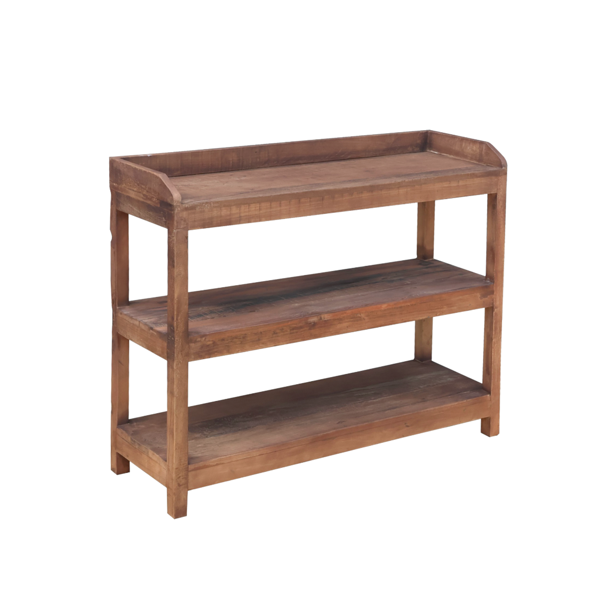 Console en bois recyclé Indra