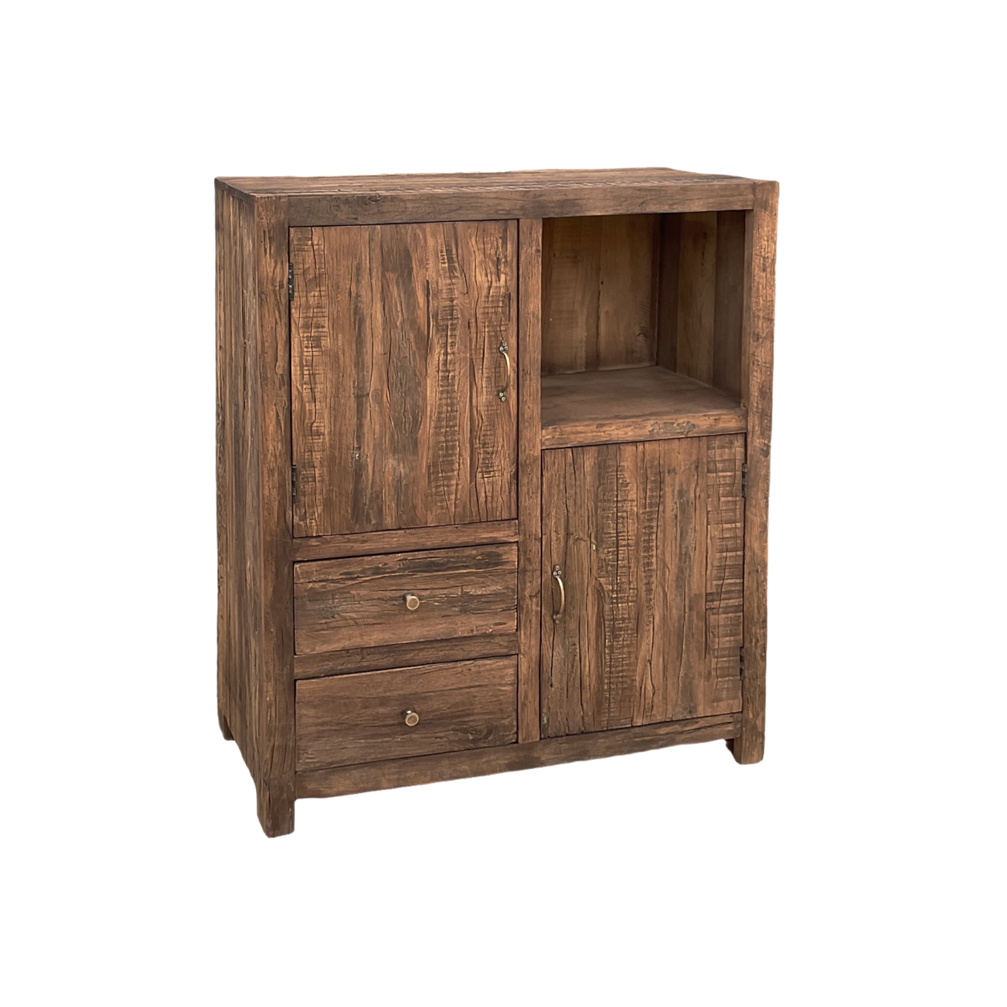 Petite armoire en bois recyclé Indra