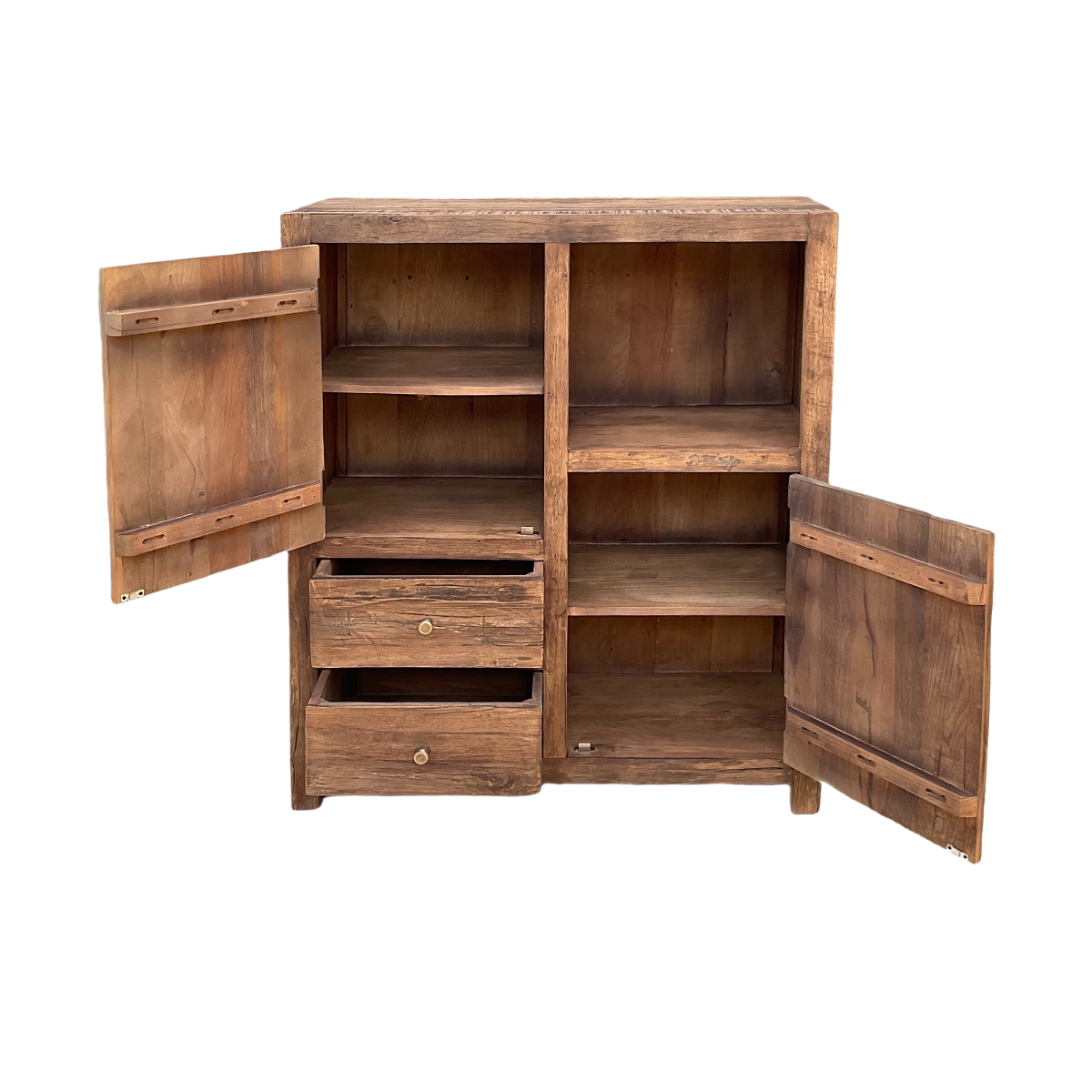 Petite armoire en bois recyclé Indra
