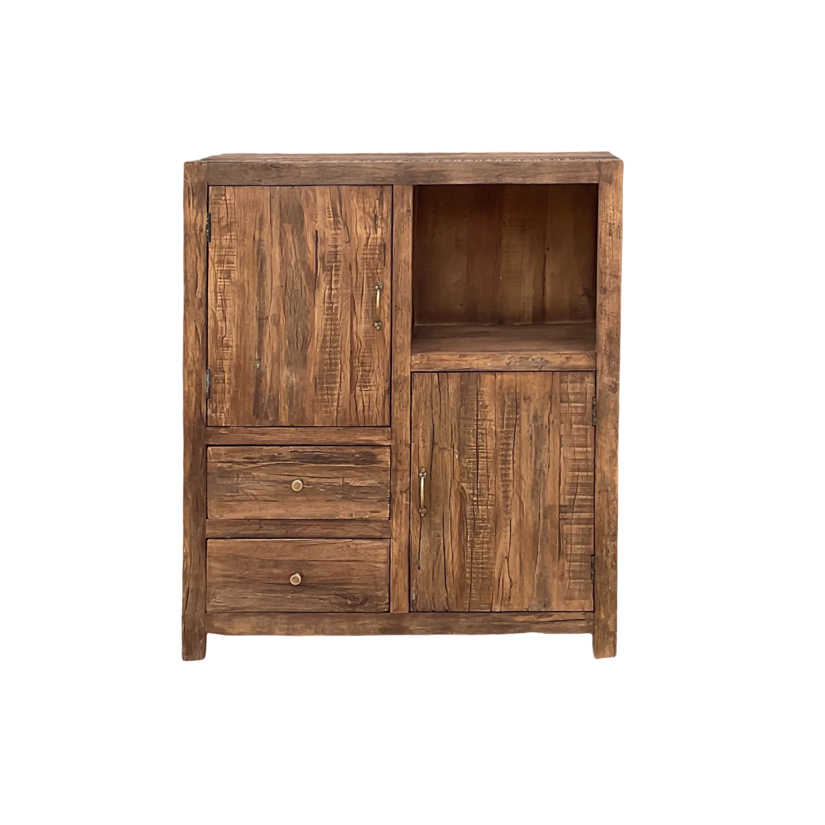 Petite armoire en bois recyclé Indra