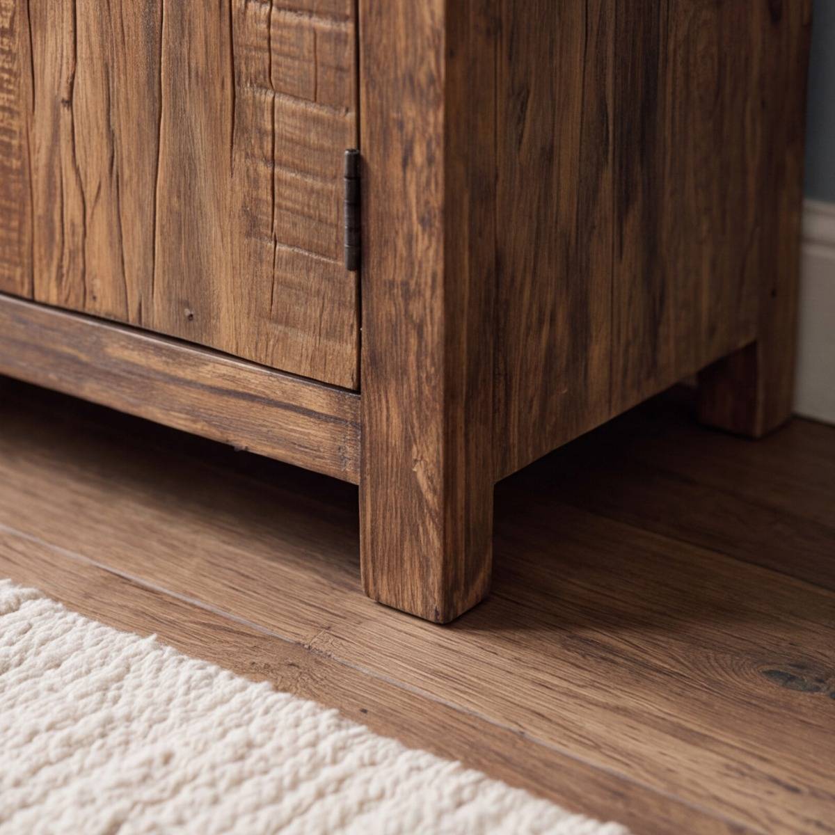 Petite armoire en bois recyclé Indra