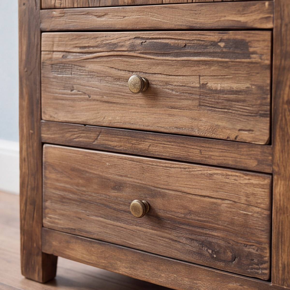 Petite armoire en bois recyclé Indra