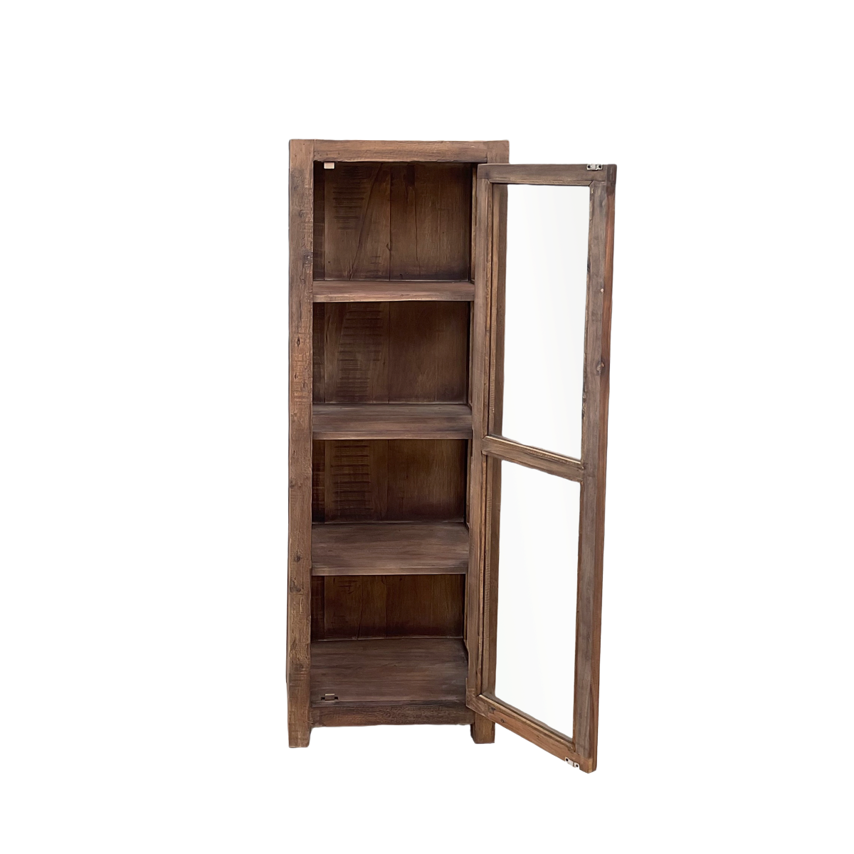 Vitrine en bois recyclé Indra