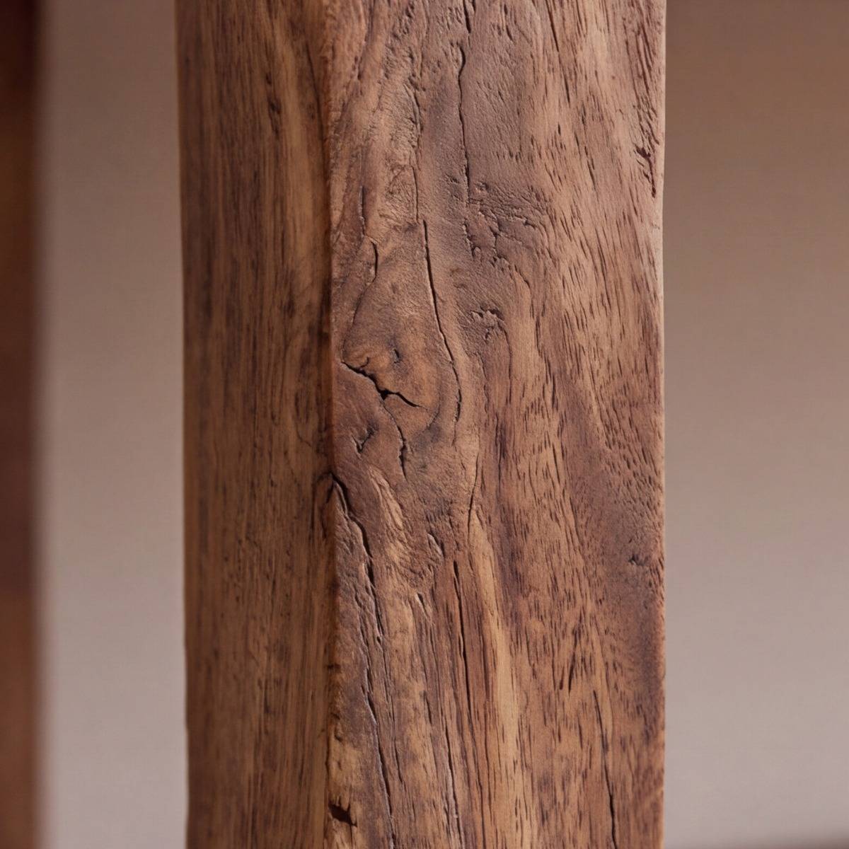 Console 3 étagères en bois recyclés Indra