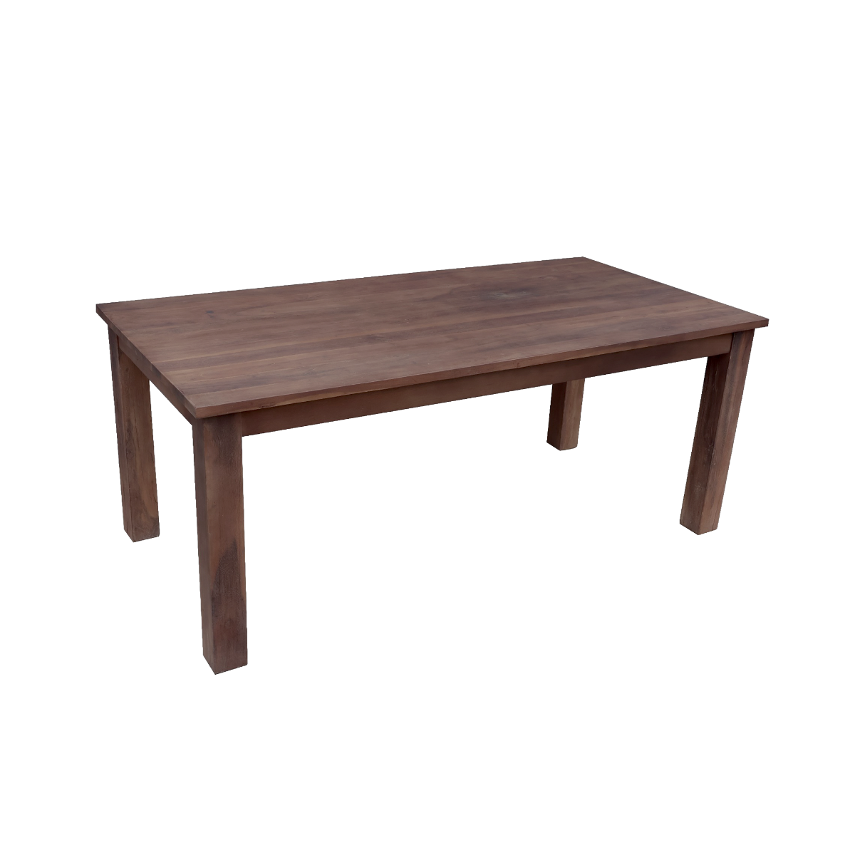 Table à manger + 2 bancs en bois recyclé Indra
