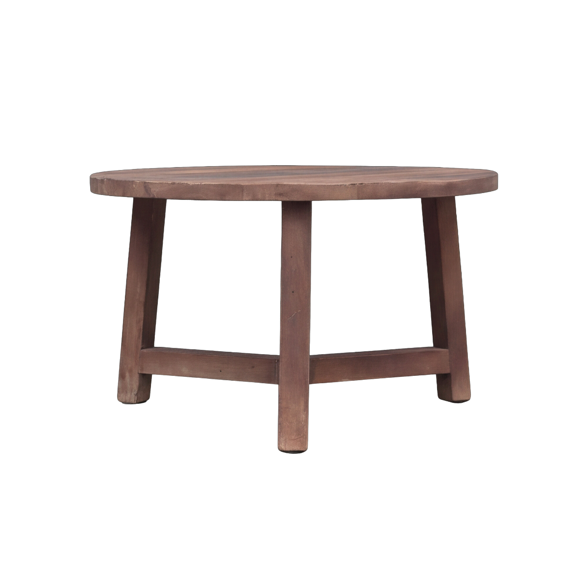 Table basse ronde en bois recyclé Nolah