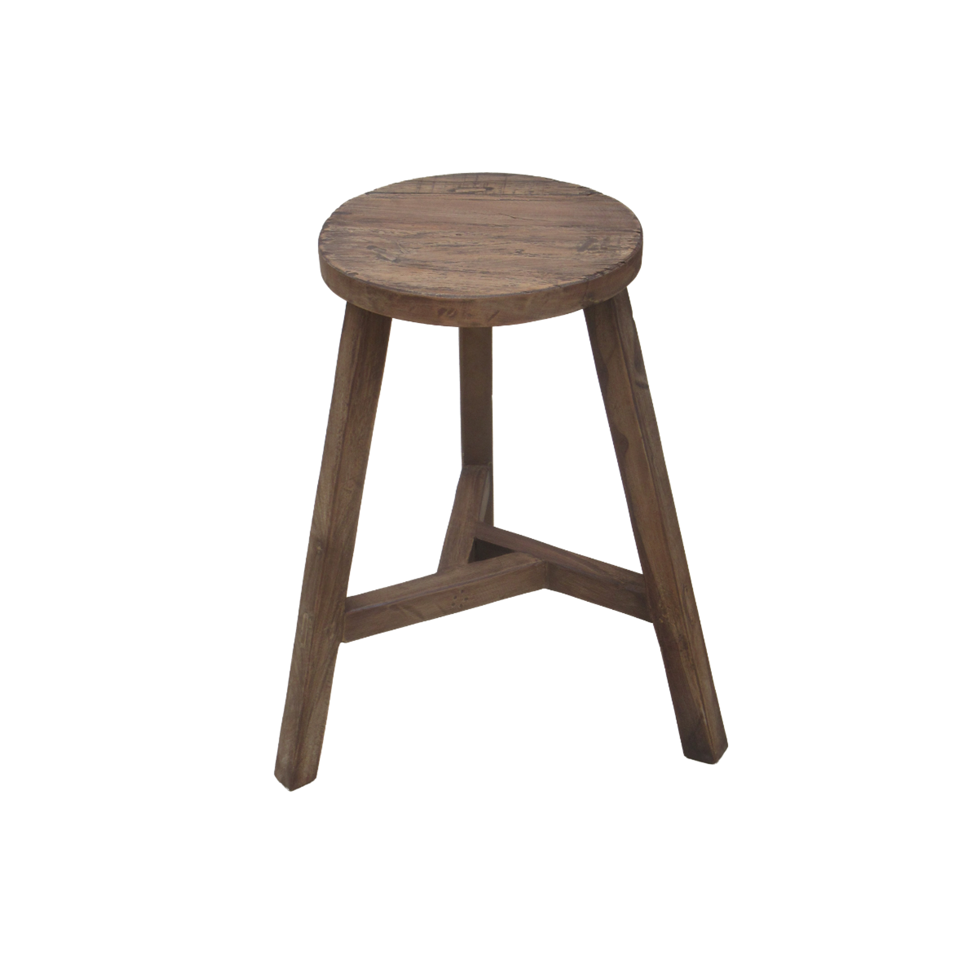 Tabouret en bois recyclé Indra