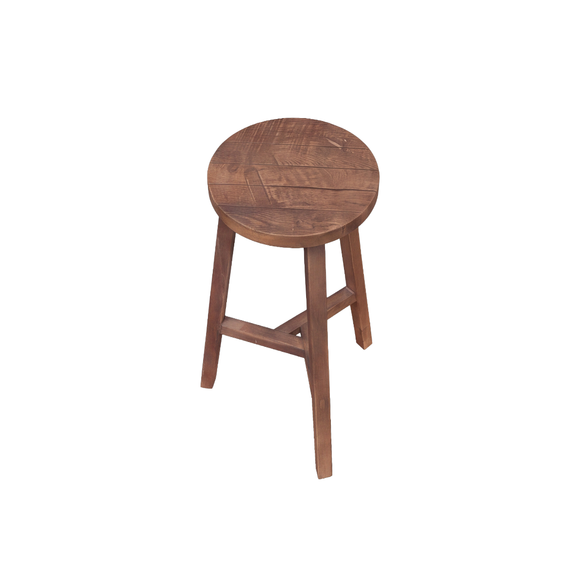 Tabouret de bar en bois recyclé Indra