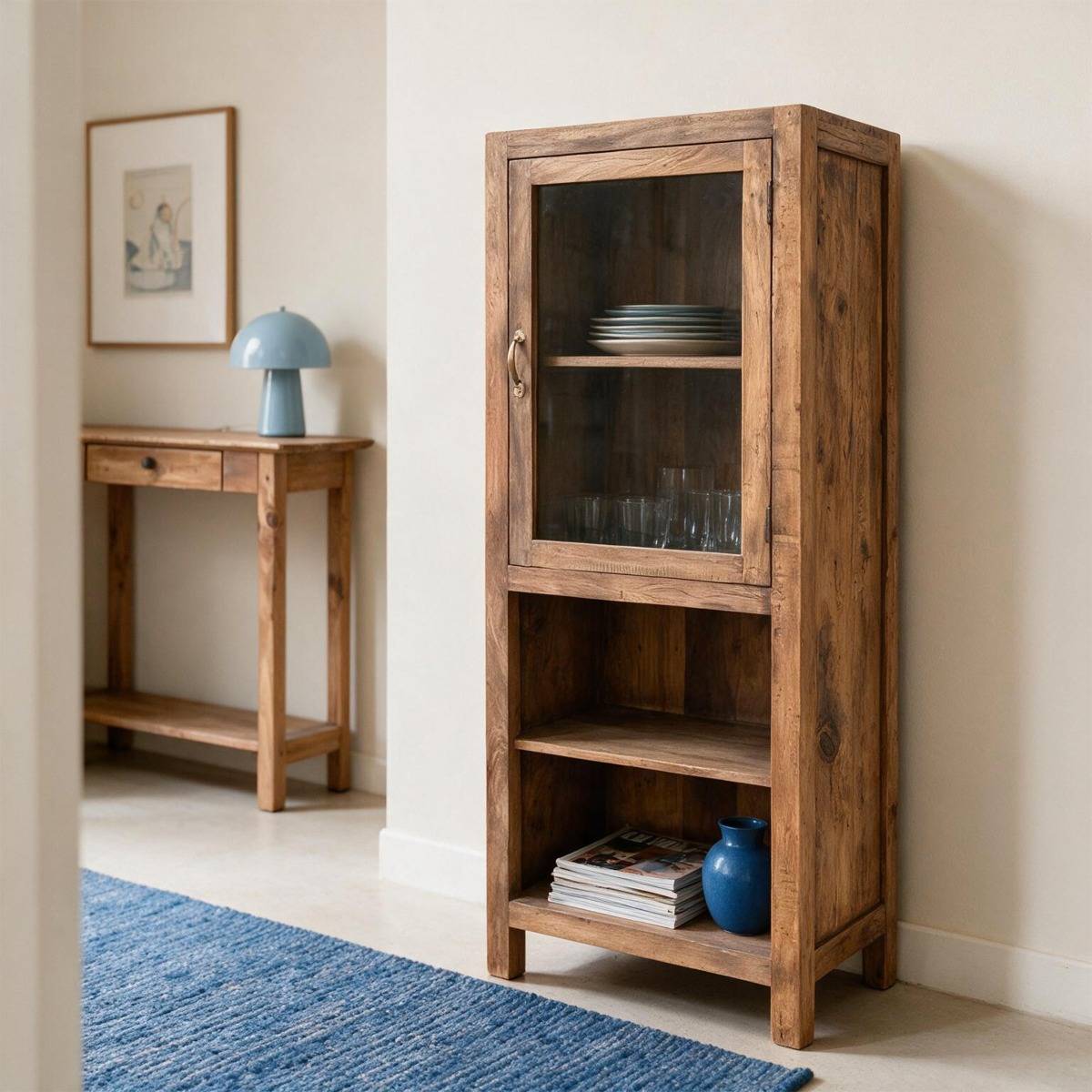 Colonne en bois recyclé Indra