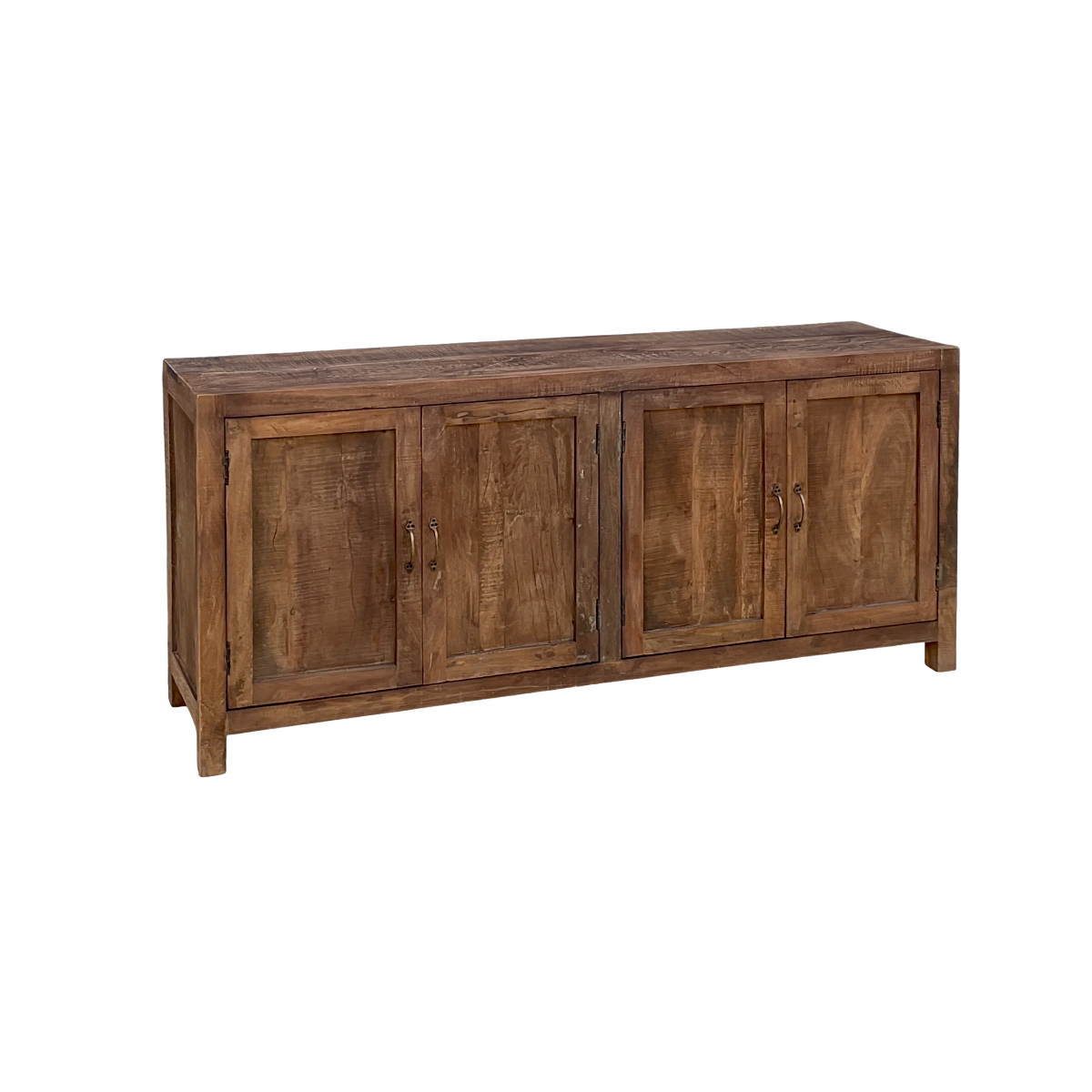 Buffet 4 portes en bois recyclé Indra
