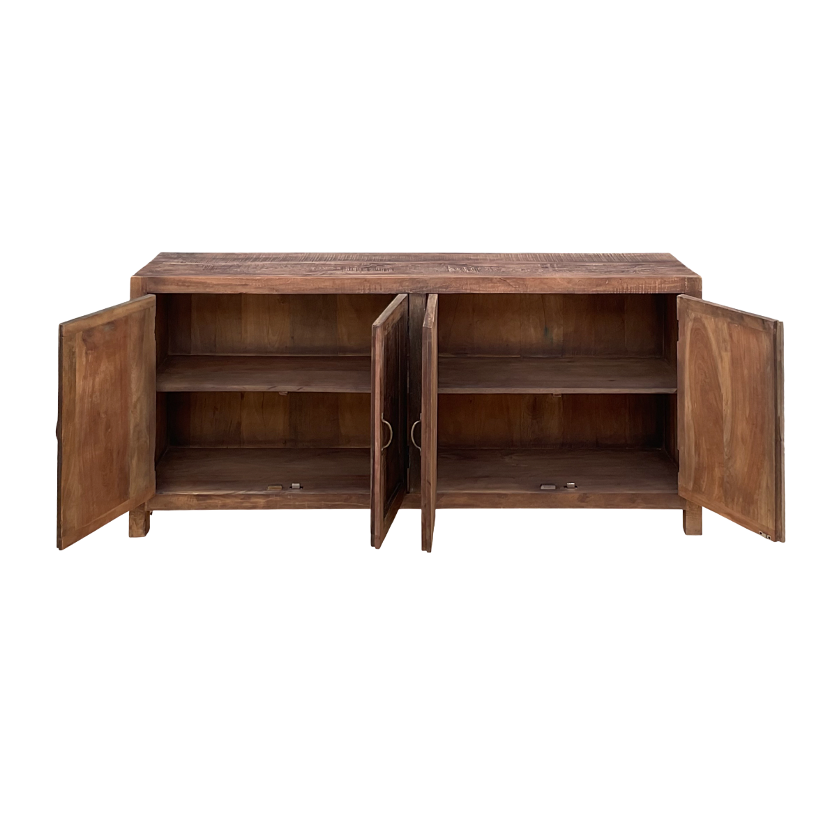 Buffet 4 portes en bois recyclé Indra