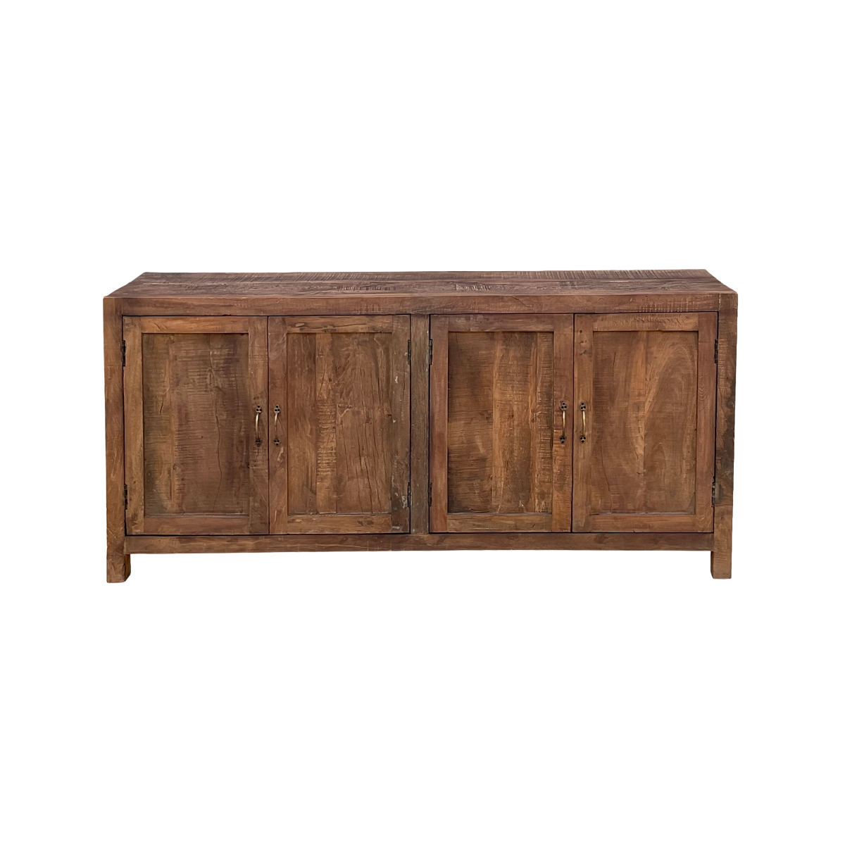 Buffet 4 portes en bois recyclé Indra