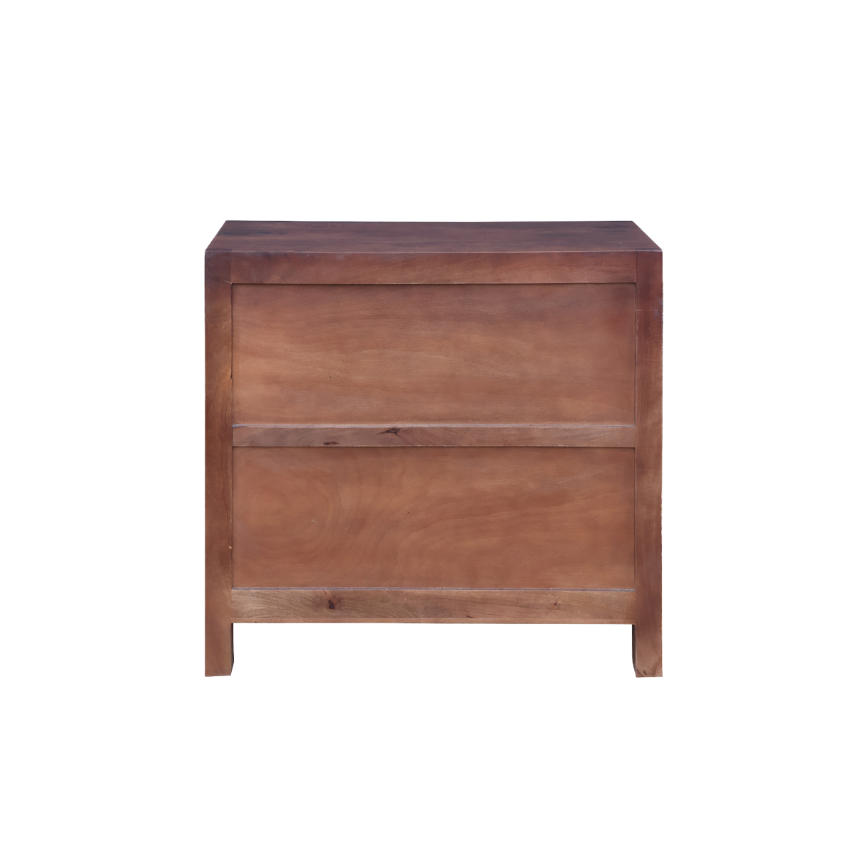 Commode sculpté en bois de manguier foncé Courtney