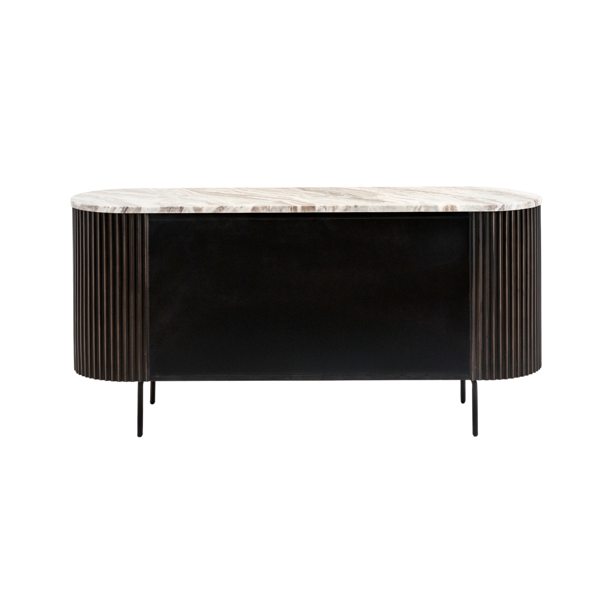 Buffet en métal et marbre Orlando