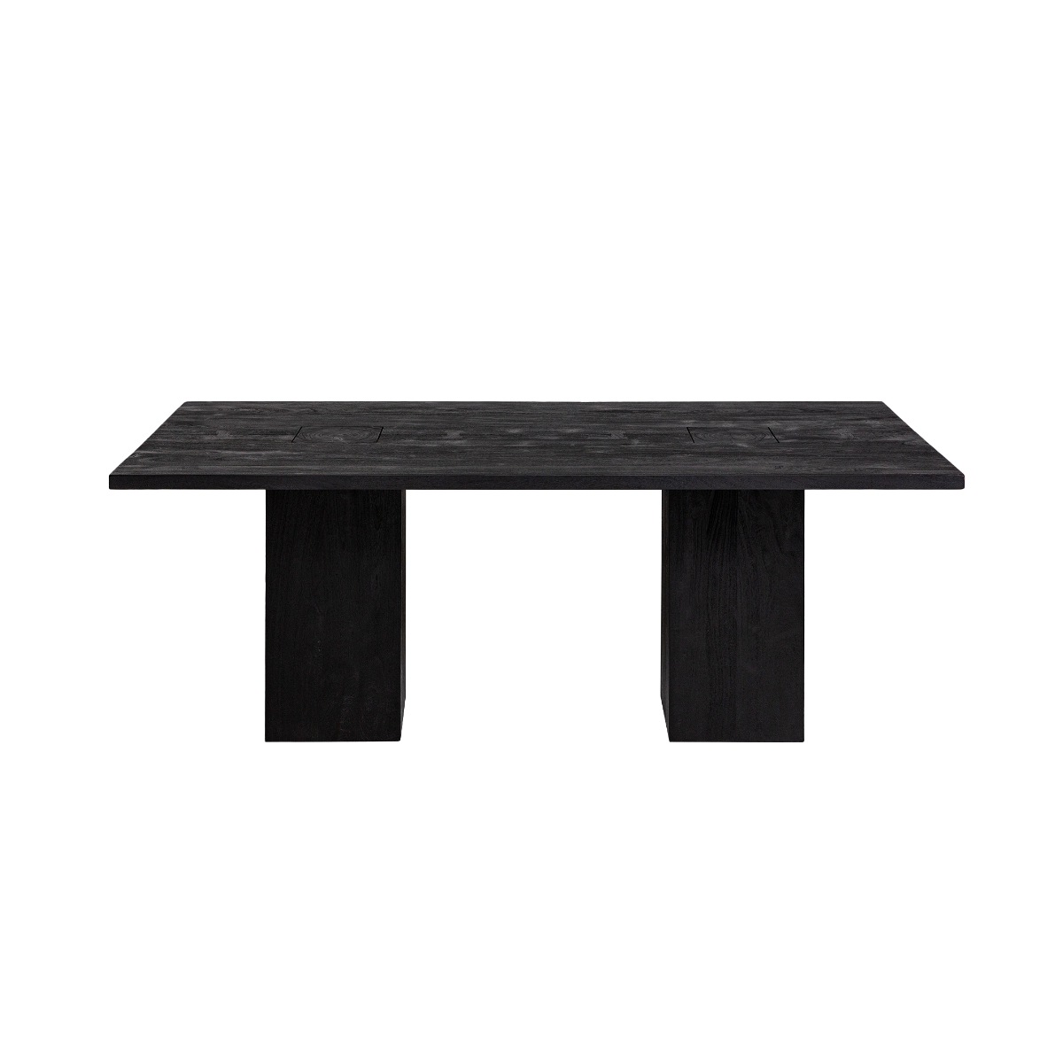 Table à manger en bois en manguier noir Vivien