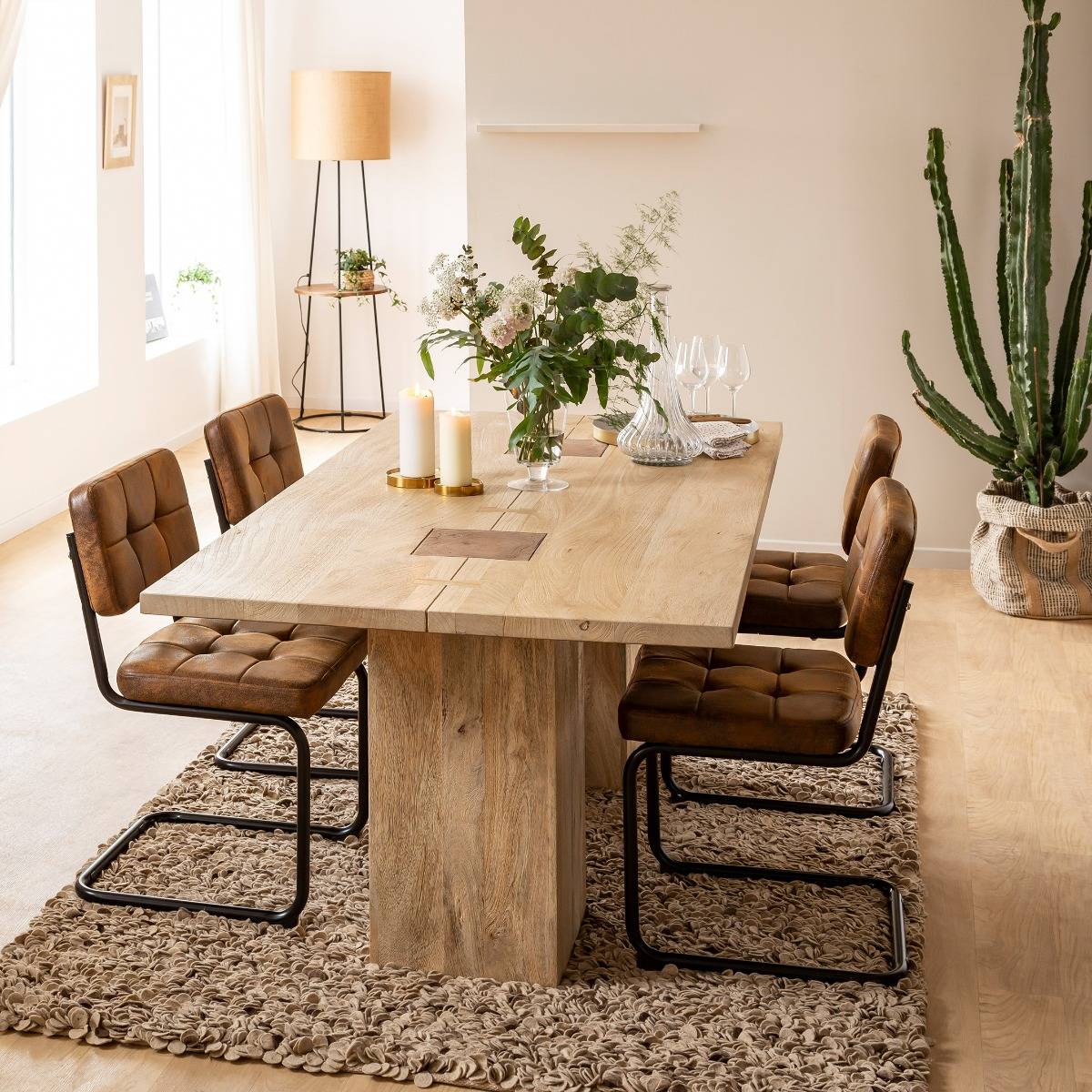 Table Manger En Bois De Manguier Vivien Made In Meubles