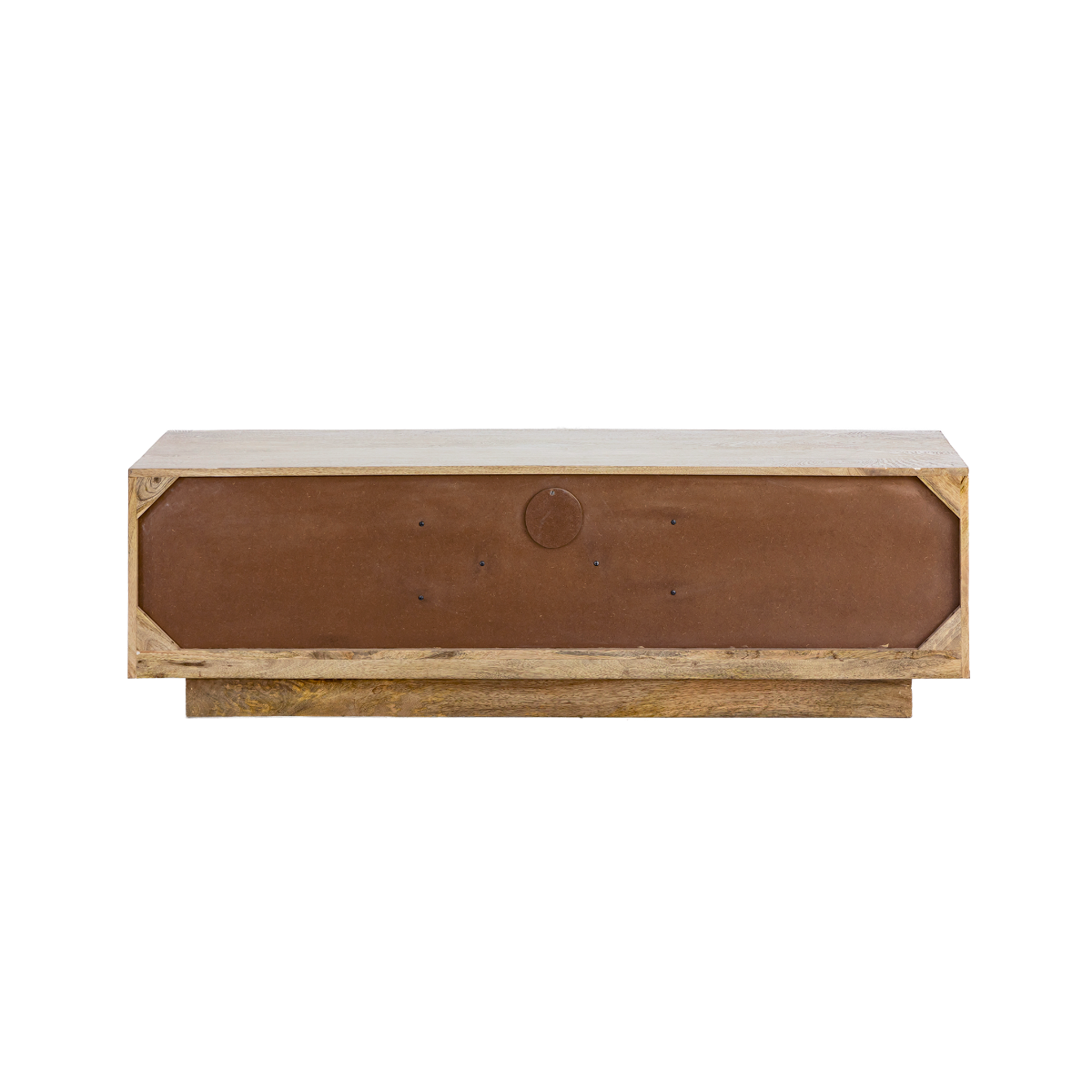 Meuble TV en bois de manguier blanchi Alison