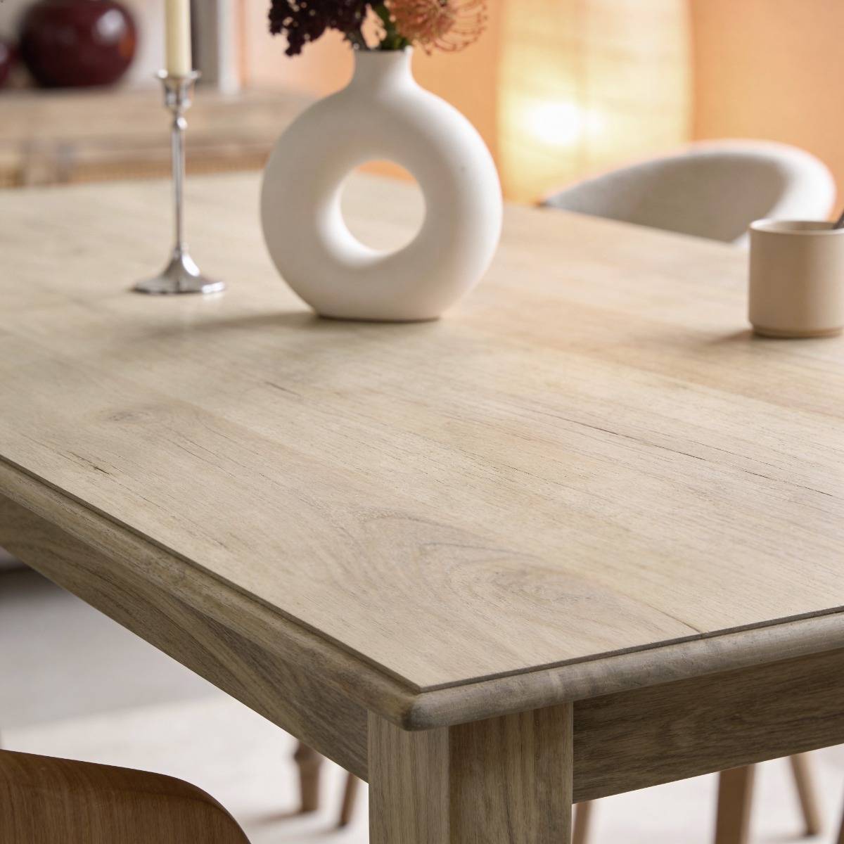 Table à manger en bois de manguier Louis