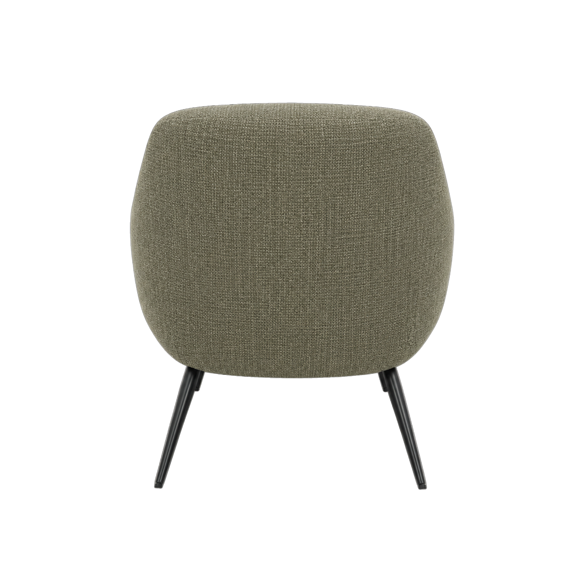 Fauteuil en bois et tissu vert Elowen