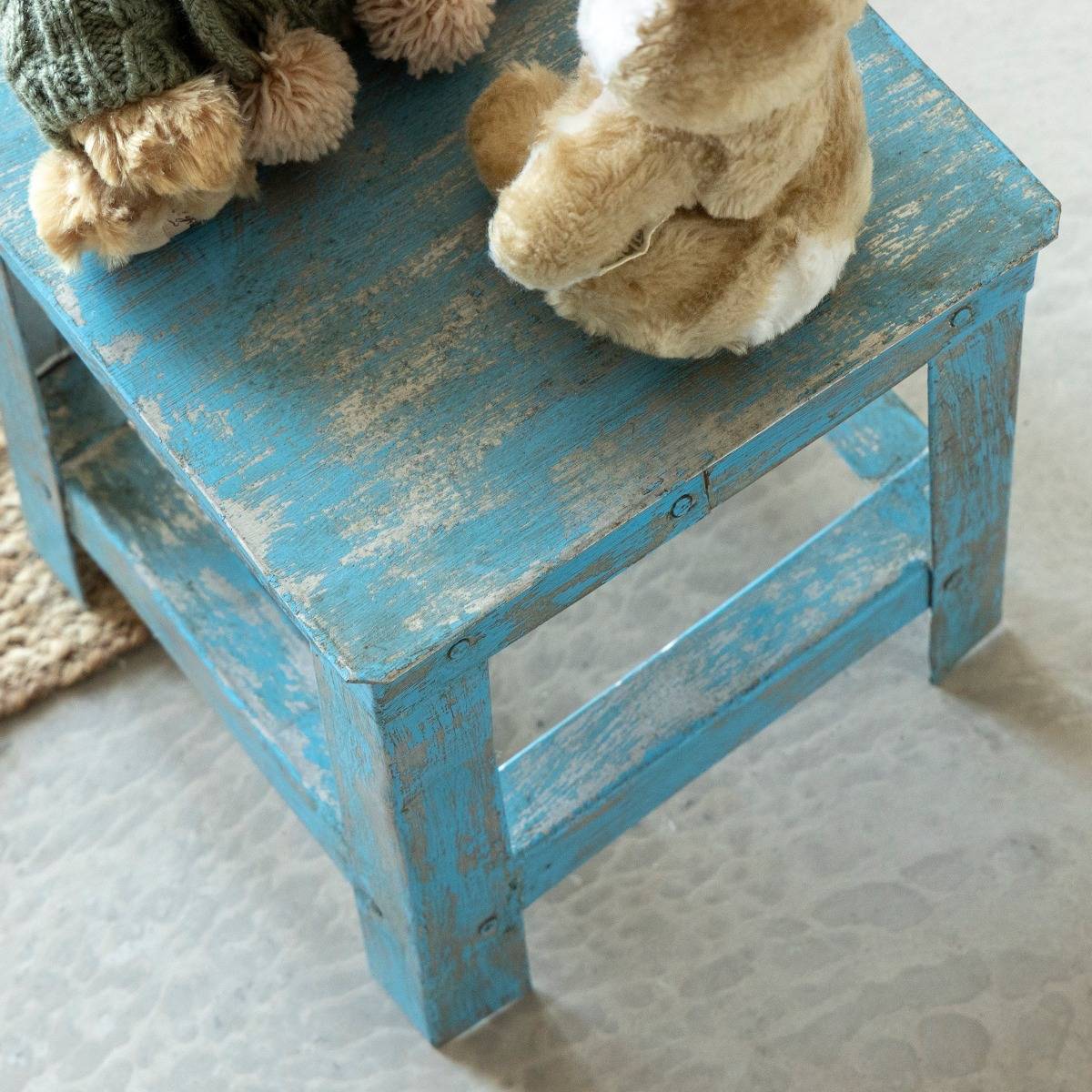 Petit tabouret en métal Alban