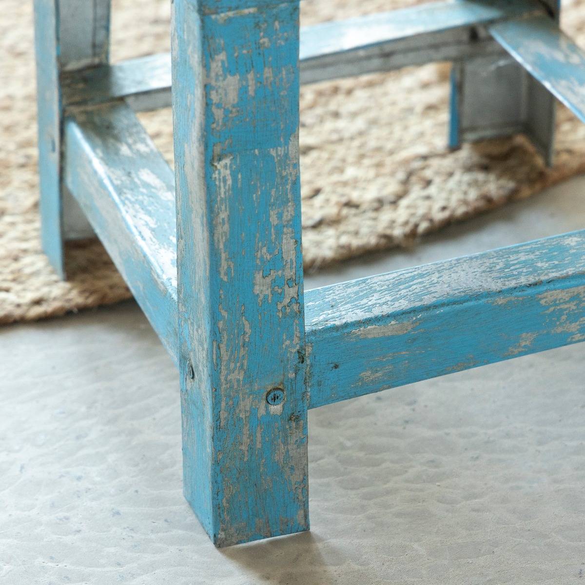 Petit tabouret en métal Alban